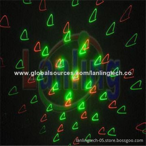 100mW Multi Twinkling Effects Holiday Light, controlled by two DC-step motors